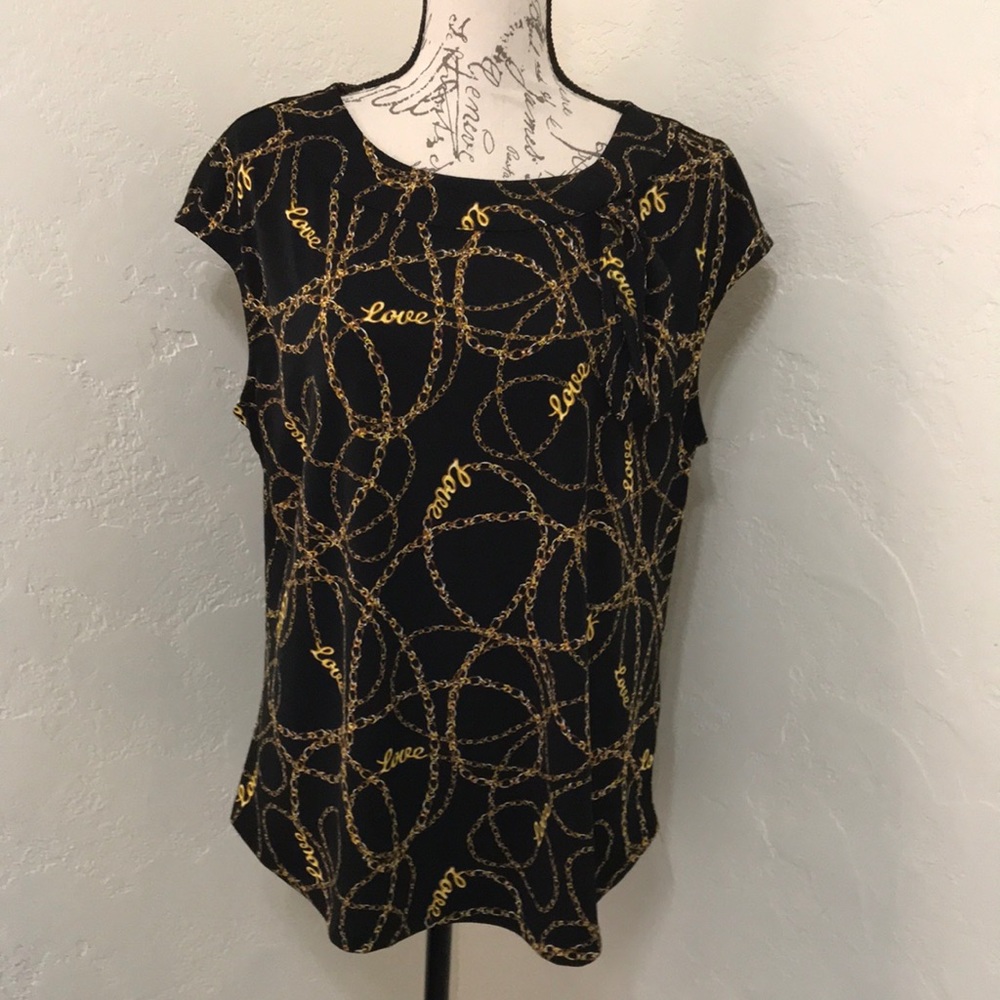 NWOT 7TH Avenue Short Sleeve Size Large